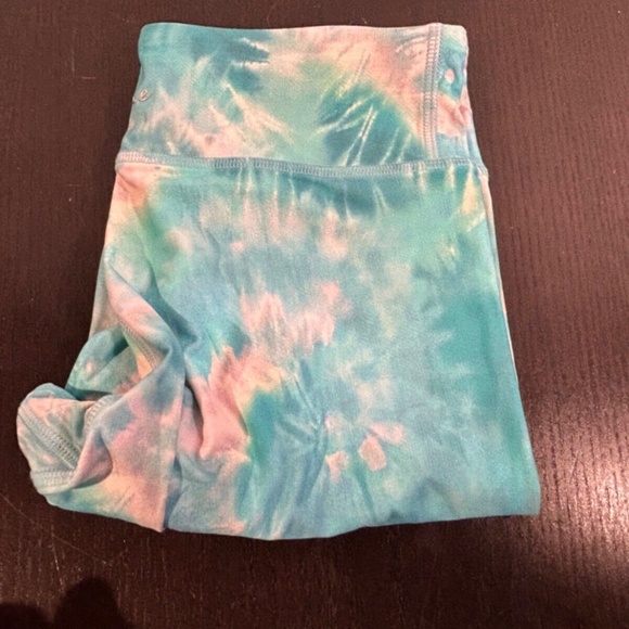 NWOT Johnny Was Calme Aqua Keys Paddle Pants Tie Dye Leggings Size XS - Picture 6 of 7